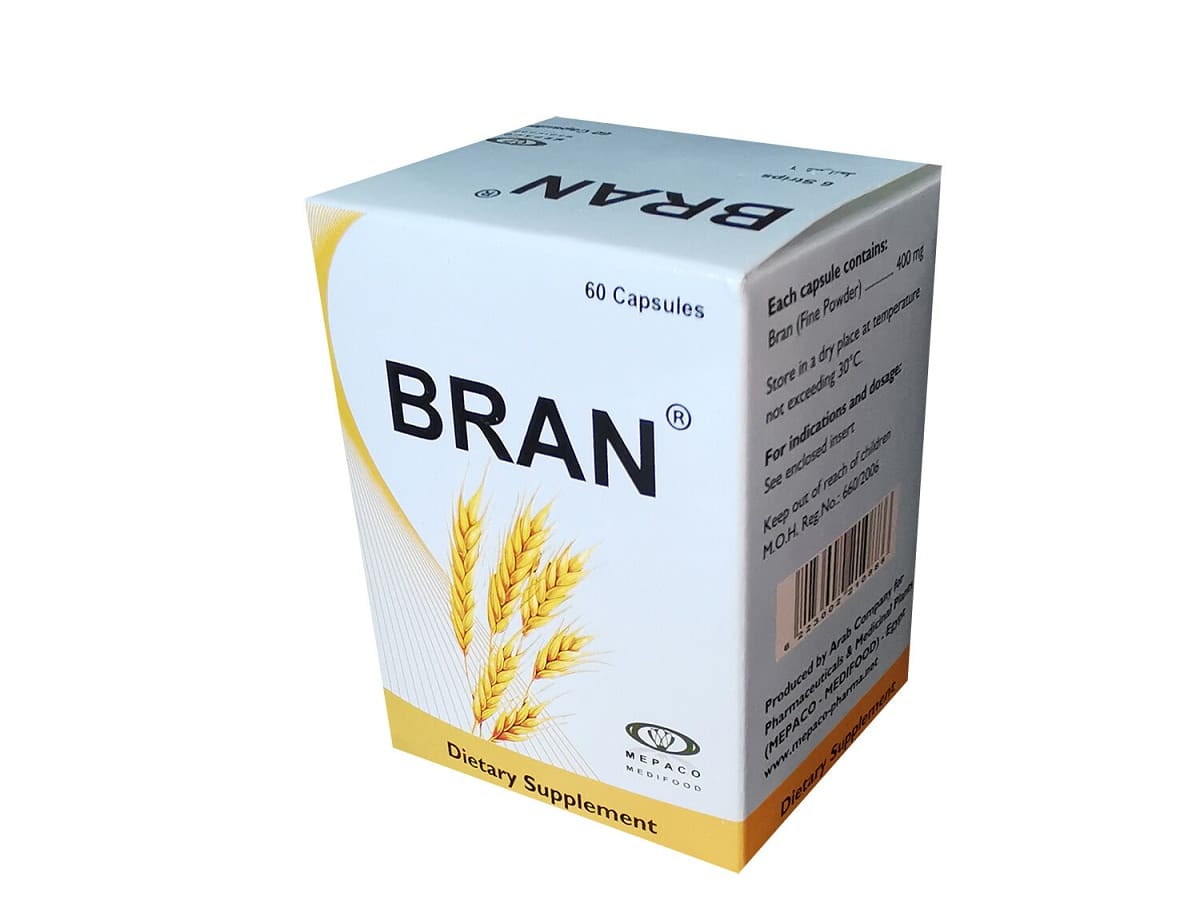 حبوب بران للتخسيس وسد الشهية وتنظيم حركة القولون Bran Capsule