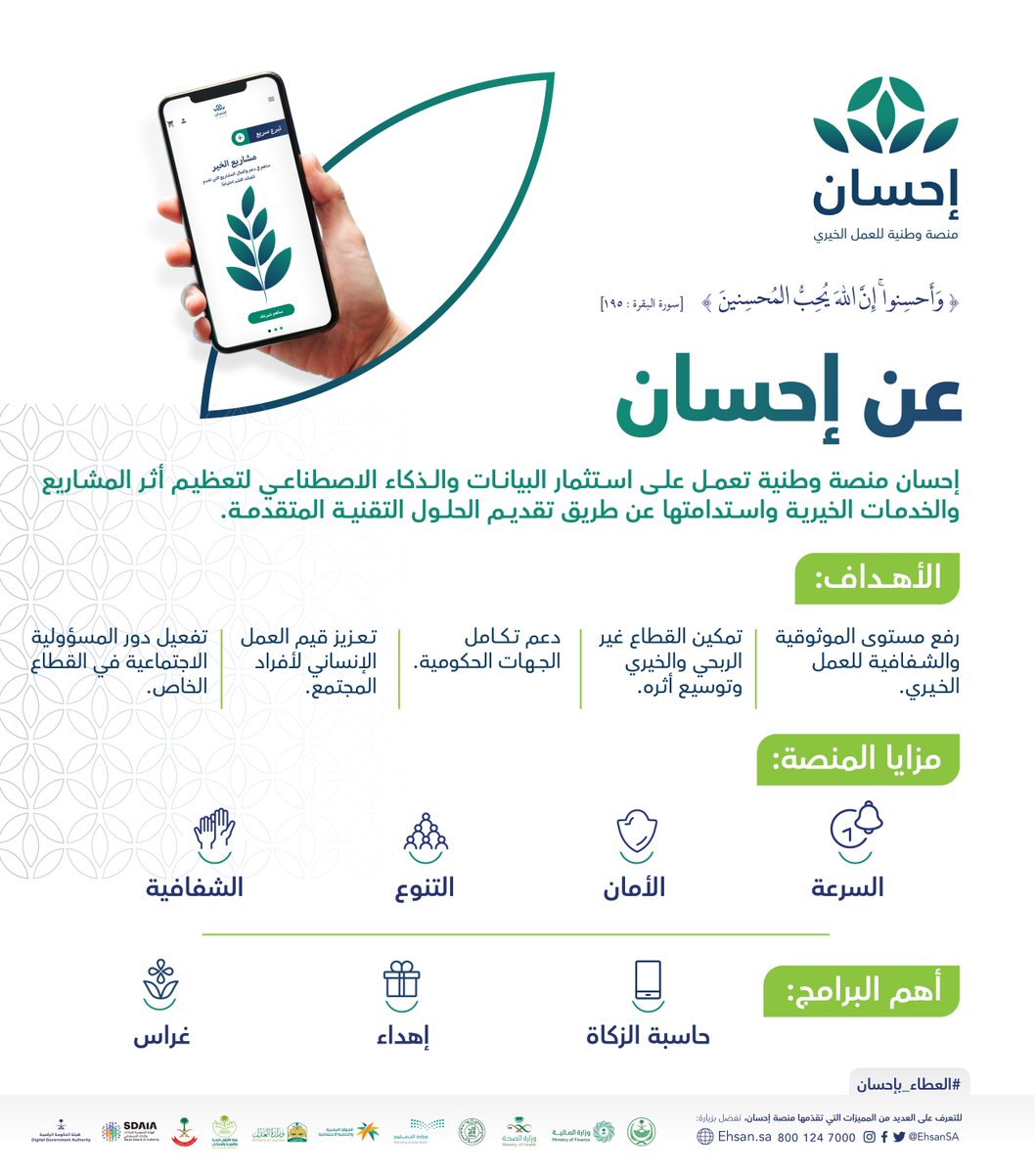 شروط التسجيل في منصة إحسان