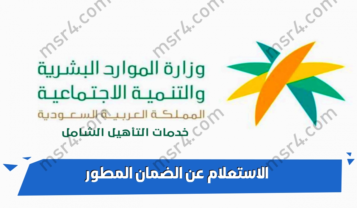 ماهي خطوات الاستعلام عن الضمان المطور عبر النفاذ الوطني الموحد 1444