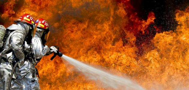 كيفية مكافحة الحرائق - موضوع