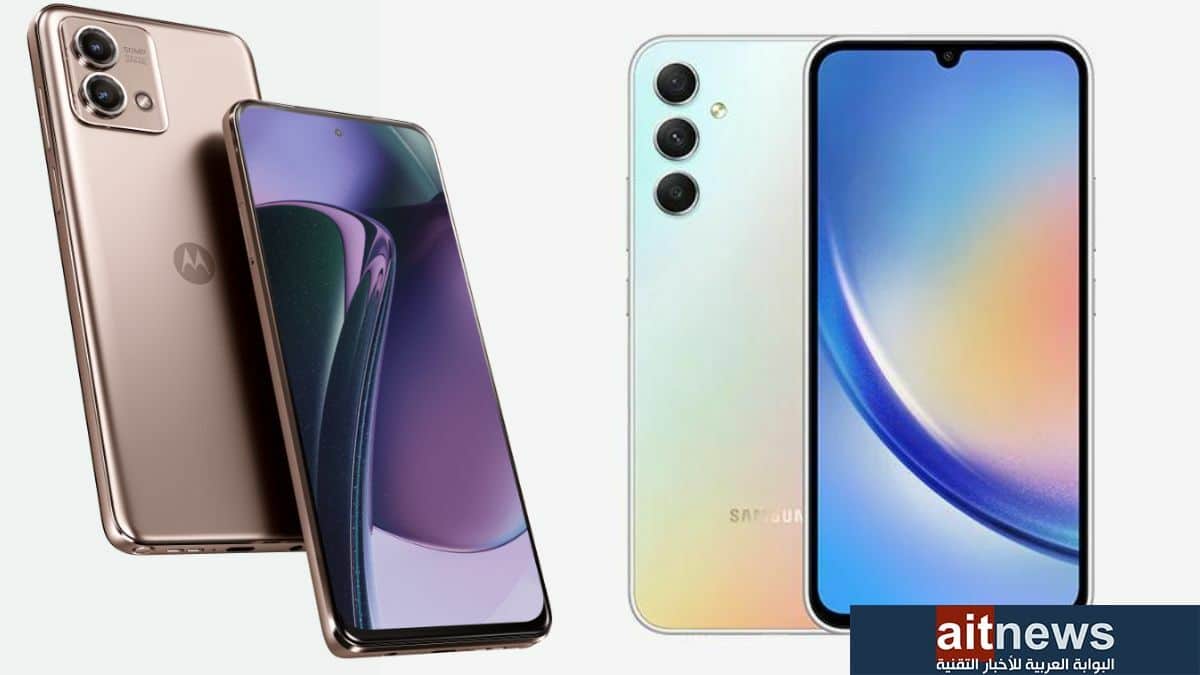 مقارنة شاملة بين هاتفي Galaxy A34 من سامسونج و Moto G Stylus من موتورولا