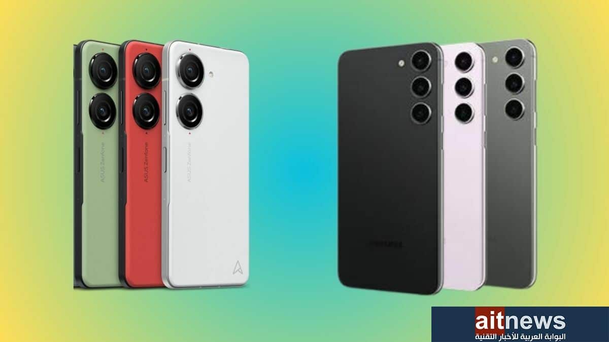 مقارنة بين هاتفي Zenfone 10 من أسوس و Galaxy S23 من سامسونج