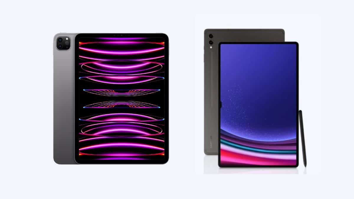 مقارنة بين جهازي iPad Pro 2022 و Galaxy Tab S9 Ultra