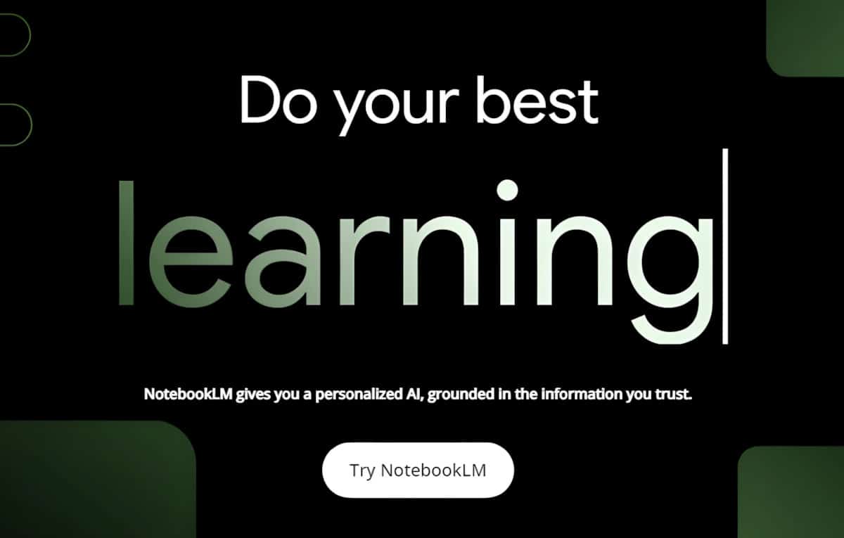 جوجل تطلق أداة NotebookLM لتدوين الملاحظات بالذكاء الاصطناعي