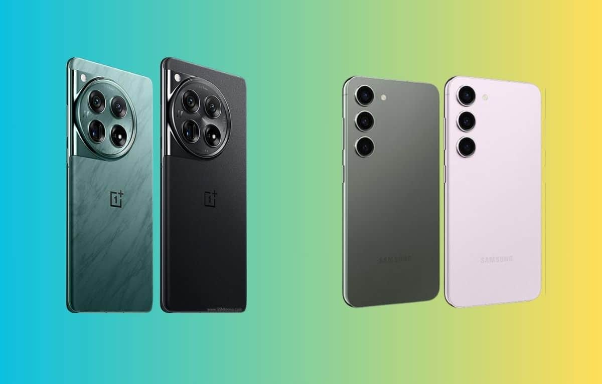 مقارنة بين هاتفي OnePlus 12 و Samsung Galaxy S23