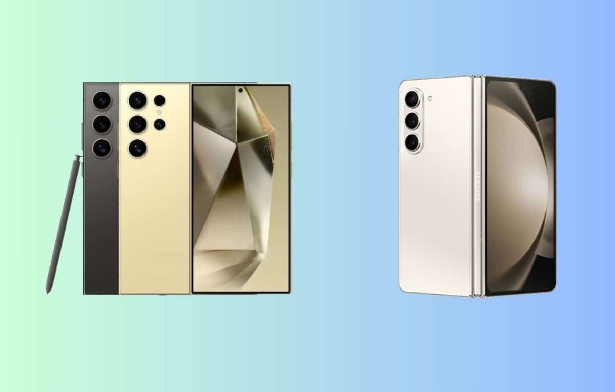 مقارنة بين هاتفي سامسونج Galaxy S24 Ultra و Galaxy Z Fold5
