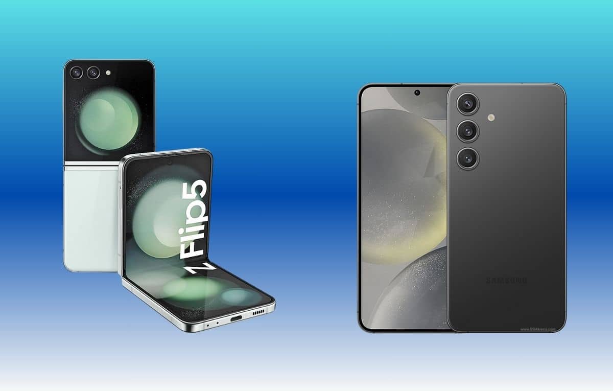 مقارنة بين هاتفي سامسونج Galaxy S24 و Galaxy Z Flip5
