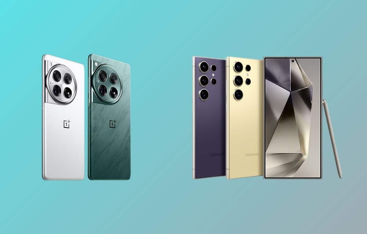 مقارنة بين هاتفي Galaxy S24 Ultra و OnePlus 12