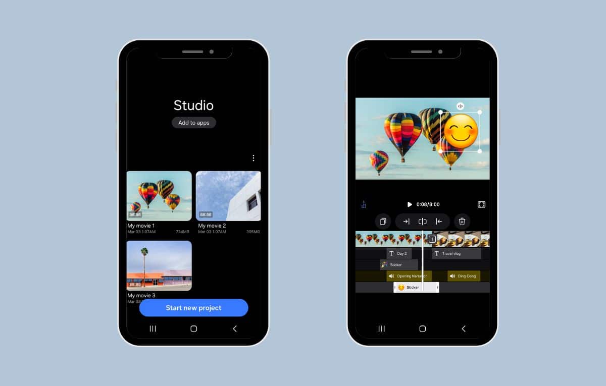 كيفية استخدام تطبيق Samsung Studio لإنشاء مقاطع الفيديو في هواتف سامسونج جالاكسي