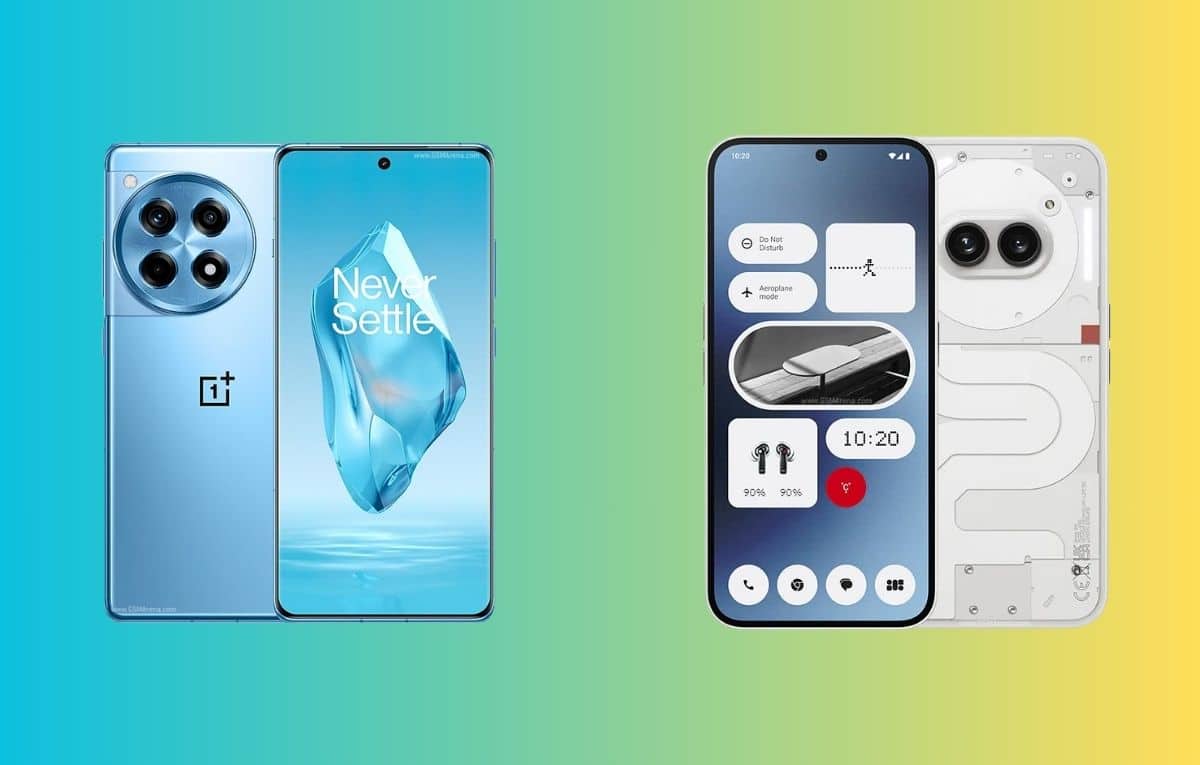 مقارنة بين هاتفي Nothing Phone 2a و OnePlus 12R