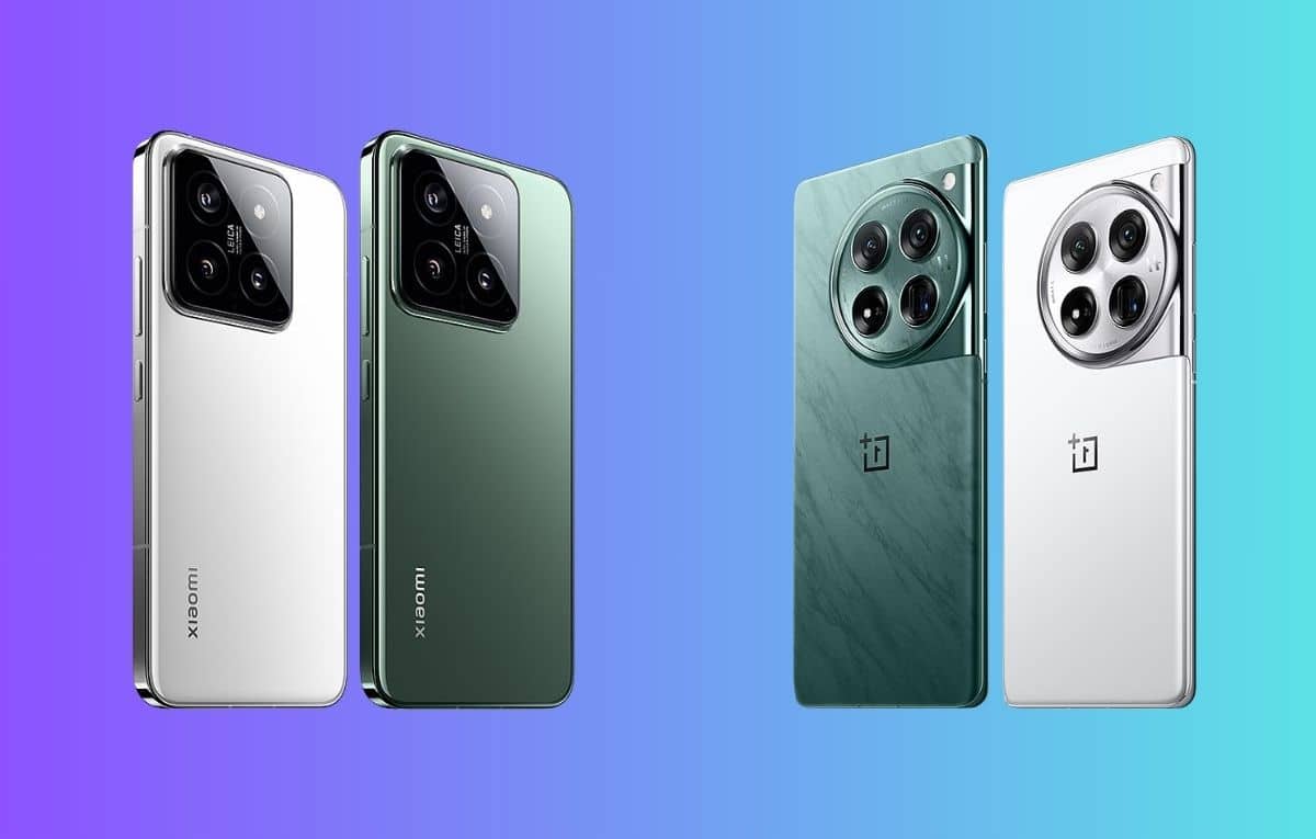 مقارنة بين هاتفي Xiaomi 14 و OnePlus 12