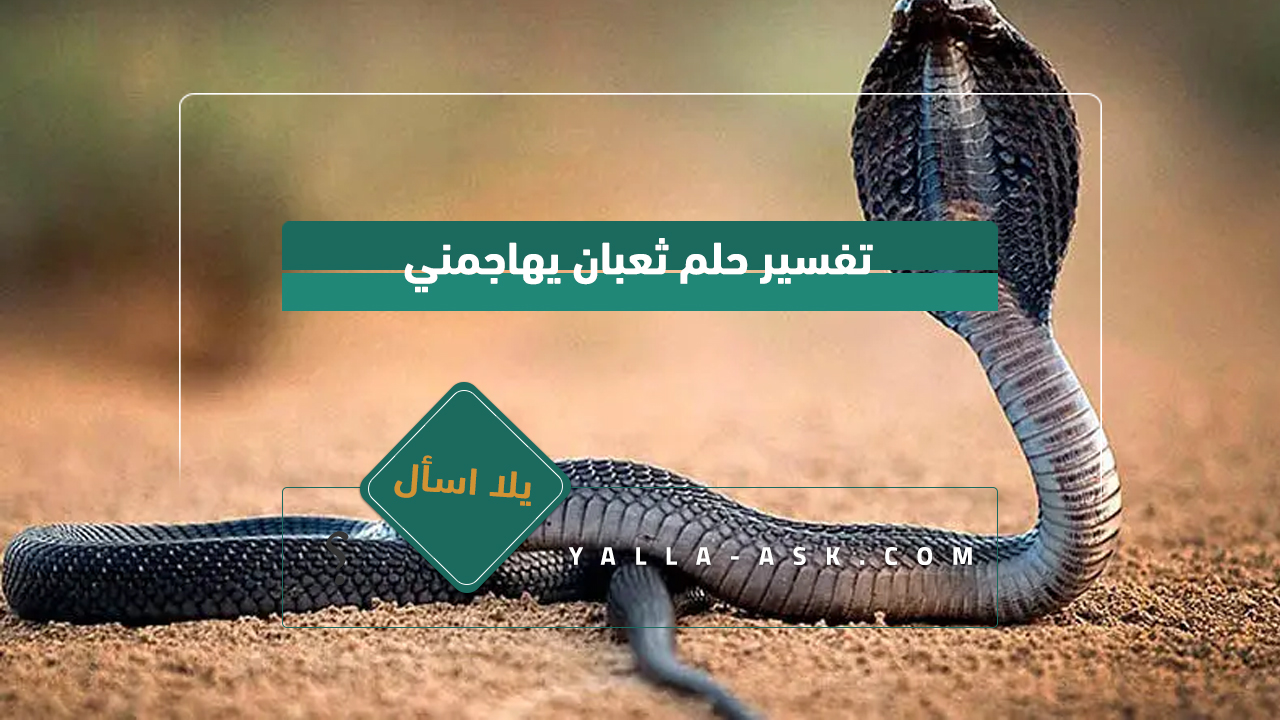 تفسير حلم هجم الثعبان علي... معنى هجم الثعبان من كبار الفقهاء والمفسرين