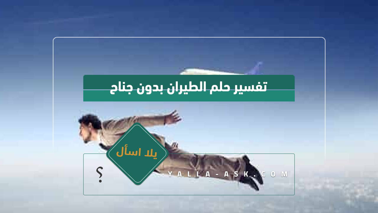 تفسير حلم الطيران بدون جناح ... معنى رؤية الطيران بدون جناح في حلمي؟